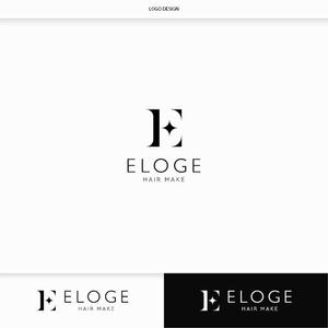 DeeDeeGraphics (DeeDeeGraphics)さんの創業12年ヘアメイク専門店『HAIR MAKE ELOGE』のロゴデザインへの提案