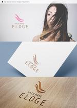 conii.Design (conii88)さんの創業12年ヘアメイク専門店『HAIR MAKE ELOGE』のロゴデザインへの提案