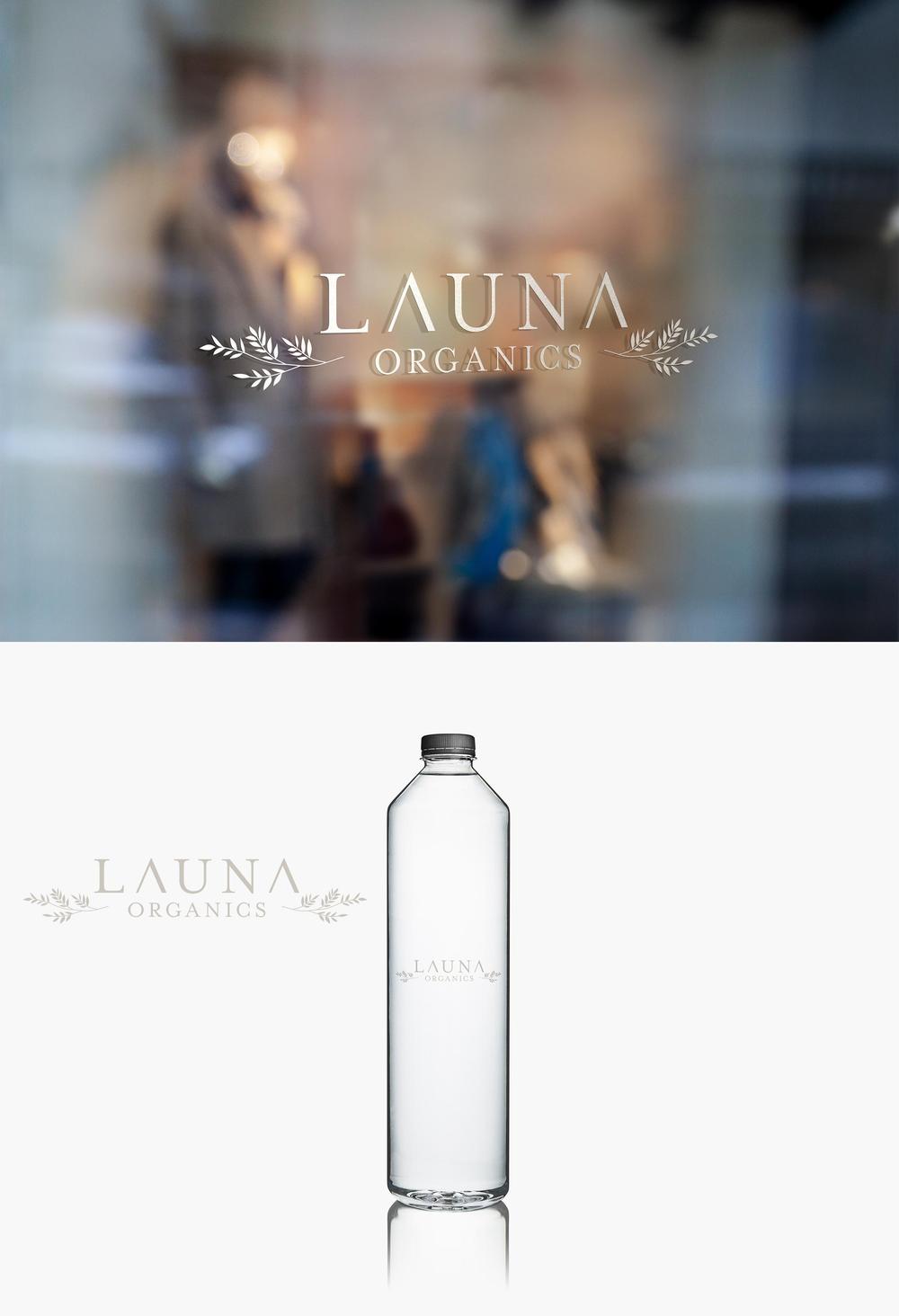 オーガニック化粧品「LAUNA ORGANICS」のロゴ制作