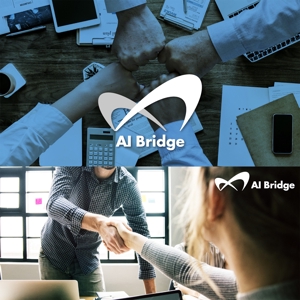 sasakid (sasakid)さんのAI人材紹介サービス  「AI Bridge」のロゴ作成依頼への提案