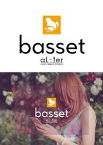 すずき (soron-design)さんの美容室　basset（バセット）の店名文字ロゴへの提案