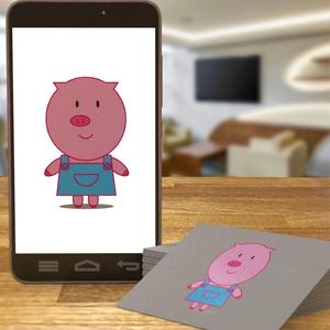 Seymour (--seymour--)さんのしゃぶしゃぶ・串揚げ食べ放題「大地のぶた」のキャラクターデザインへの提案