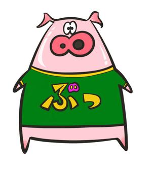 万賀　修｜ビジネス漫画制作 (osa-001)さんのしゃぶしゃぶ・串揚げ食べ放題「大地のぶた」のキャラクターデザインへの提案