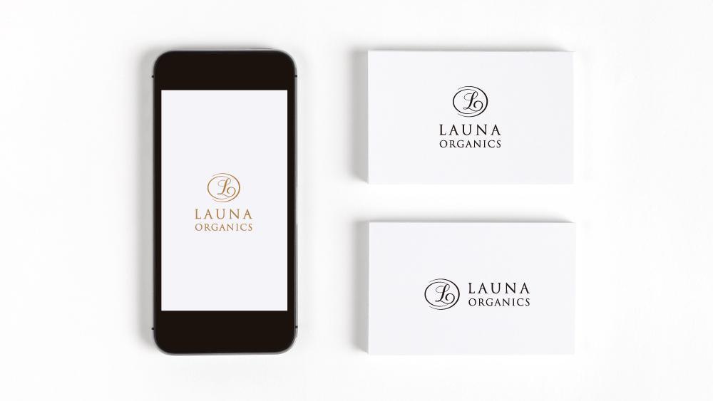 オーガニック化粧品「LAUNA ORGANICS」のロゴ制作