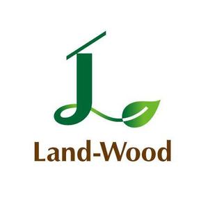 designroom happy ()さんの「LandーWood　ランドウッド　どちらでも構いません」のロゴ作成への提案
