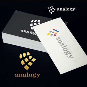KOZ-DESIGN (saki8)さんの企業価値評価プロセス「analogy」のロゴへの提案