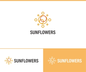 動画サムネ職人 (web-pro100)さんの非営利団体「SUNFLOWERS」のロゴへの提案