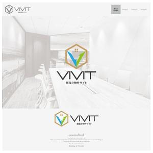 onesize fit’s all ()さんの居抜き物件サイトの『vivit』のロゴへの提案