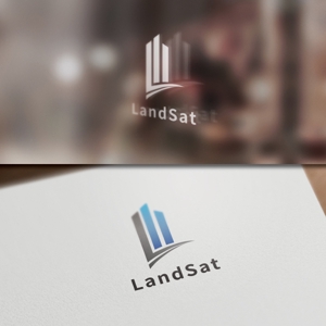 late_design ()さんの不動産会社「株式会社ランドサット九州」のロゴ（商標登録予定なし）への提案
