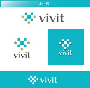 FISHERMAN (FISHERMAN)さんの居抜き物件サイトの『vivit』のロゴへの提案