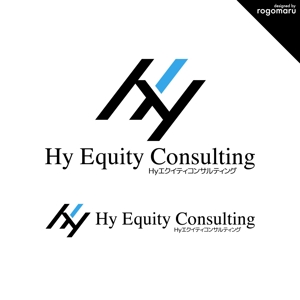 ロゴ研究所 (rogomaru)さんの事業再生投資・コンサル会社「Hyエクイティコンサルティング」のロゴへの提案