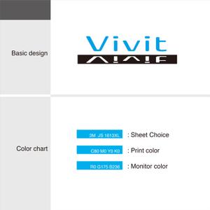 G-crep (gcrep)さんの居抜き物件サイトの『vivit』のロゴへの提案