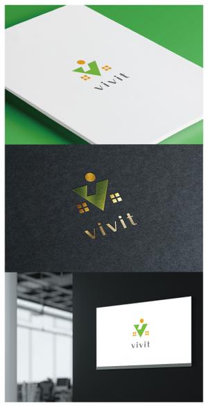 mogu ai (moguai)さんの居抜き物件サイトの『vivit』のロゴへの提案