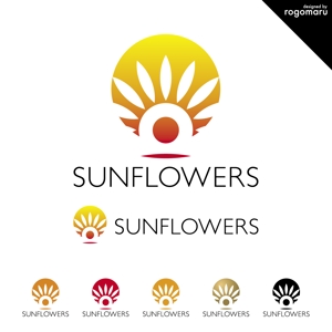 ロゴ研究所 (rogomaru)さんの非営利団体「SUNFLOWERS」のロゴへの提案
