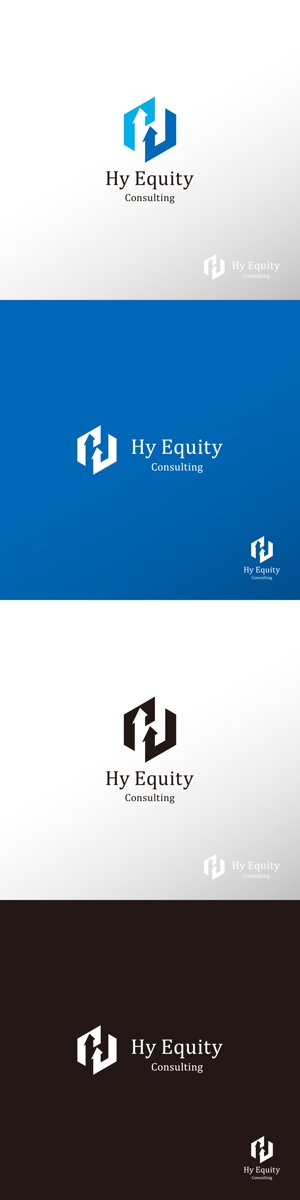 doremi (doremidesign)さんの事業再生投資・コンサル会社「Hyエクイティコンサルティング」のロゴへの提案