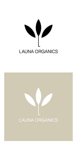 chanlanさんのオーガニック化粧品「LAUNA ORGANICS」のロゴ制作への提案