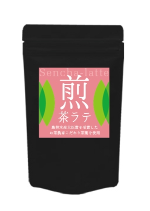 堀之内  美耶子 (horimiyako)さんの煎茶ラテ、ほうじ茶ラテのラベルへの提案
