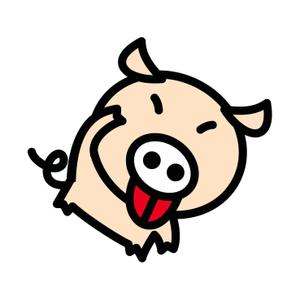 chanlanさんのしゃぶしゃぶ・串揚げ食べ放題「大地のぶた」のキャラクターデザインへの提案