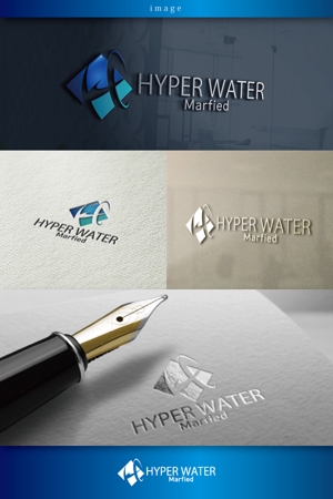 coco design (tomotin)さんの浄水器製造メーカー　Marfiedの新製品　洗車用浄水器「HYPER　WATER」のロゴデザインへの提案