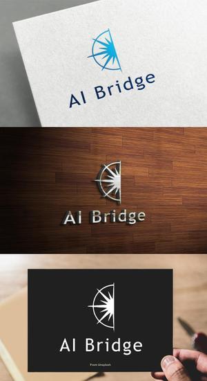 athenaabyz ()さんのAI人材紹介サービス  「AI Bridge」のロゴ作成依頼への提案