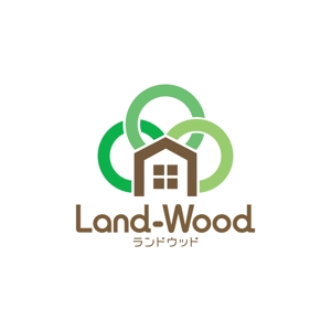 mismさんの「LandーWood　ランドウッド　どちらでも構いません」のロゴ作成への提案
