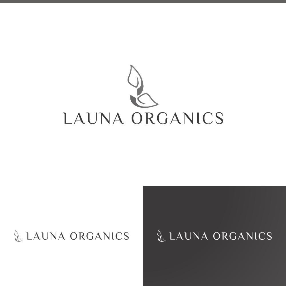 オーガニック化粧品「LAUNA ORGANICS」のロゴ制作