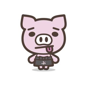 はな (Nanorino)さんのしゃぶしゃぶ・串揚げ食べ放題「大地のぶた」のキャラクターデザインへの提案