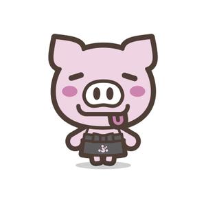 はな (Nanorino)さんのしゃぶしゃぶ・串揚げ食べ放題「大地のぶた」のキャラクターデザインへの提案