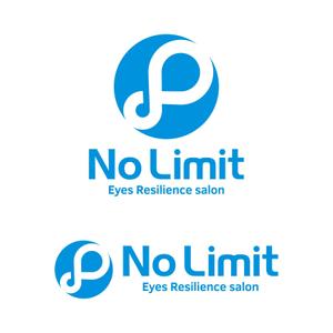 tsujimo (tsujimo)さんのアイケア専門サロン「No Limit」のショップロゴへの提案