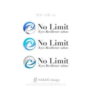 HABAKIdesign (hirokiabe58)さんのアイケア専門サロン「No Limit」のショップロゴへの提案