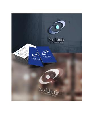 D.R DESIGN (Nakamura__)さんのアイケア専門サロン「No Limit」のショップロゴへの提案