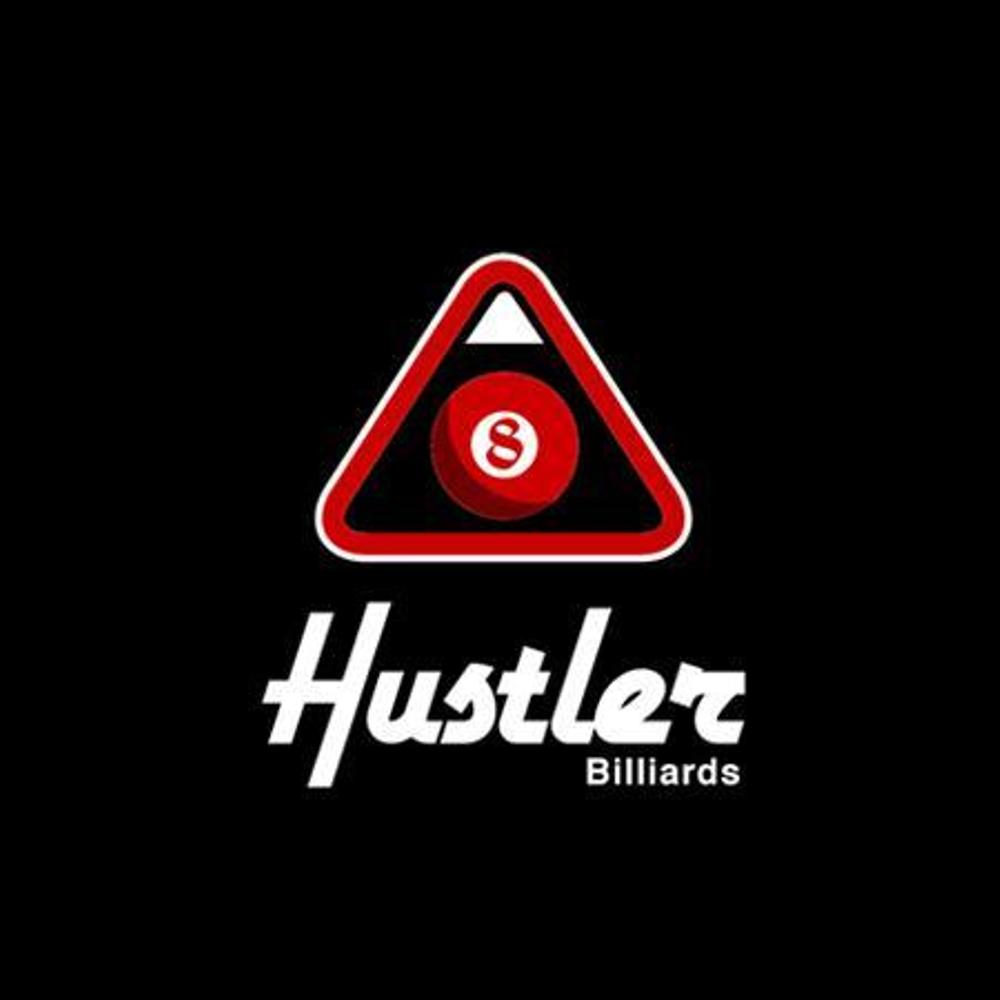 「Billiards　Hustler」のロゴ作成