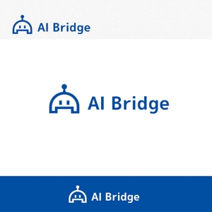 plus X (april48)さんのAI人材紹介サービス  「AI Bridge」のロゴ作成依頼への提案