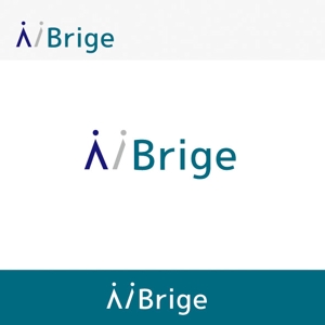 plus X (april48)さんのAI人材紹介サービス  「AI Bridge」のロゴ作成依頼への提案