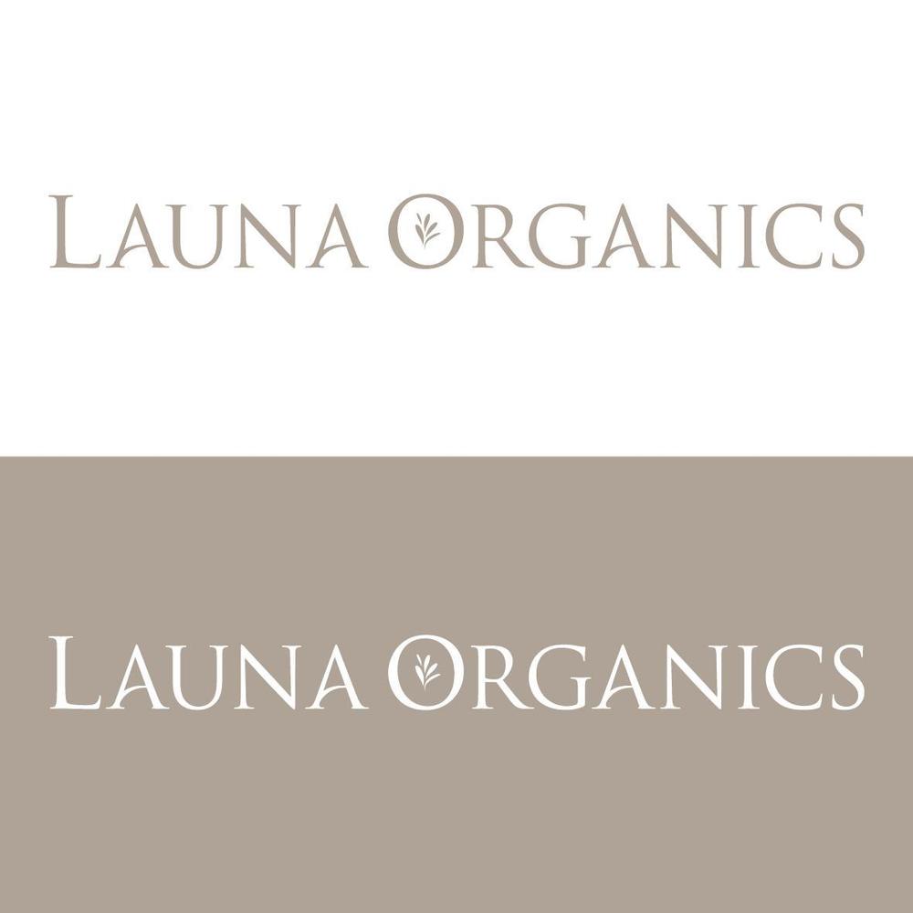 オーガニック化粧品「LAUNA ORGANICS」のロゴ制作