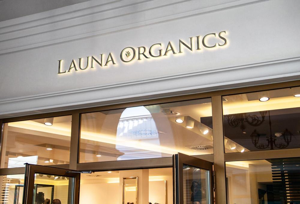 オーガニック化粧品「LAUNA ORGANICS」のロゴ制作