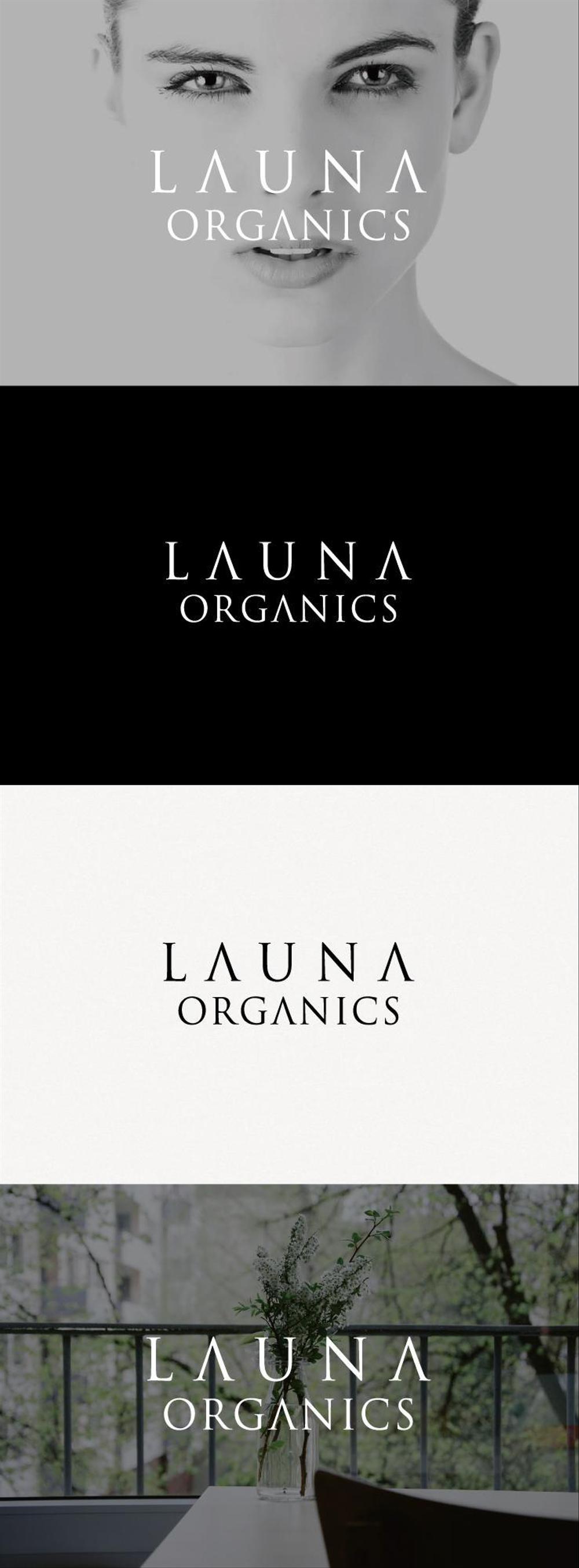 オーガニック化粧品「LAUNA ORGANICS」のロゴ制作