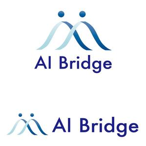 田中　威 (dd51)さんのAI人材紹介サービス  「AI Bridge」のロゴ作成依頼への提案