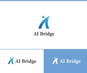 動画サムネ職人 (web-pro100)さんのAI人材紹介サービス  「AI Bridge」のロゴ作成依頼への提案