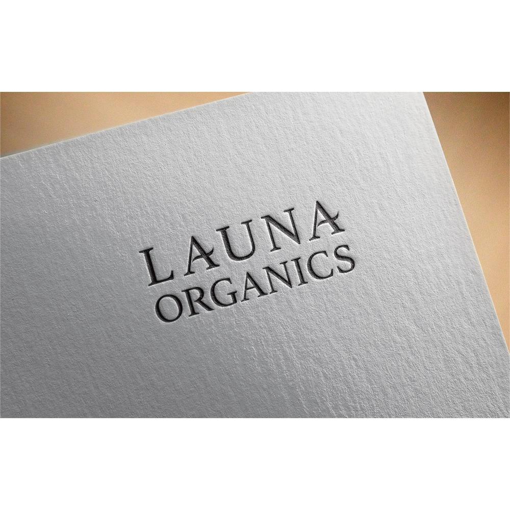 オーガニック化粧品「LAUNA ORGANICS」のロゴ制作