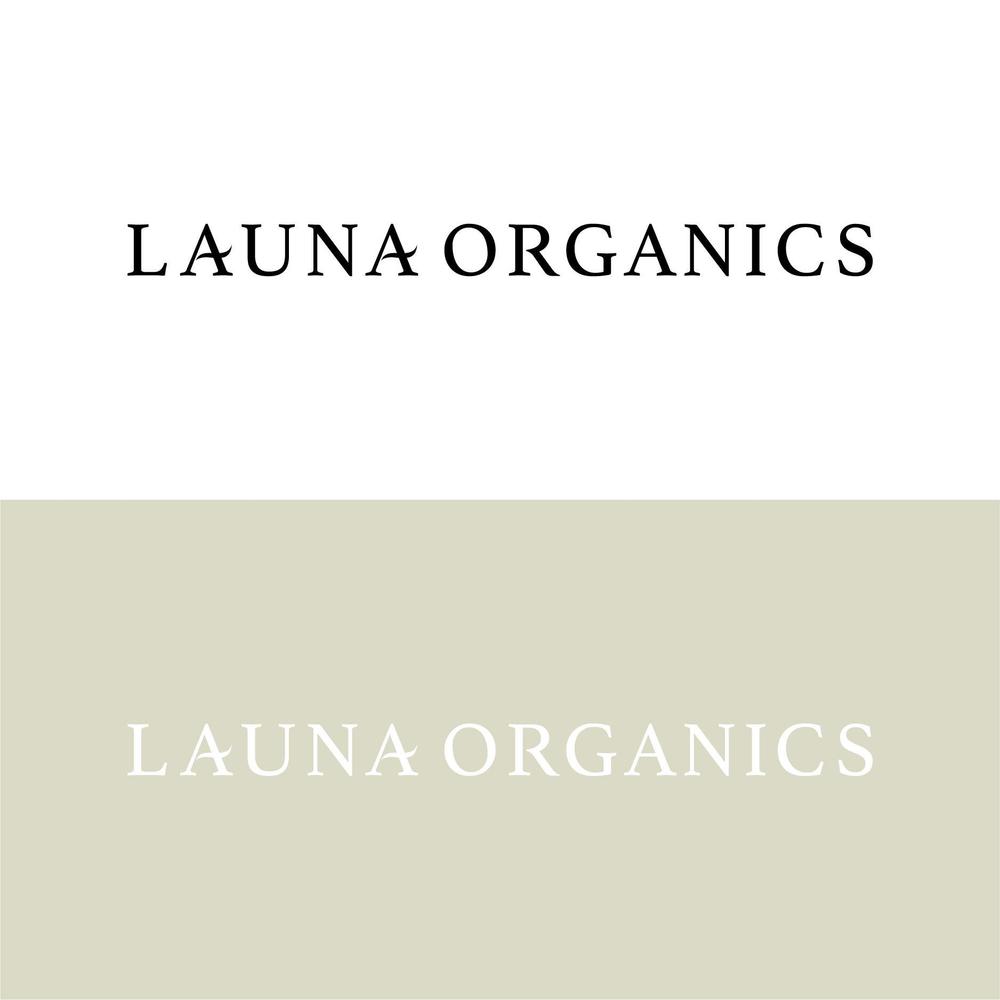 オーガニック化粧品「LAUNA ORGANICS」のロゴ制作