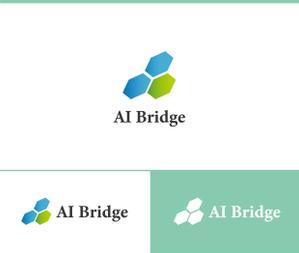 動画サムネ職人 (web-pro100)さんのAI人材紹介サービス  「AI Bridge」のロゴ作成依頼への提案