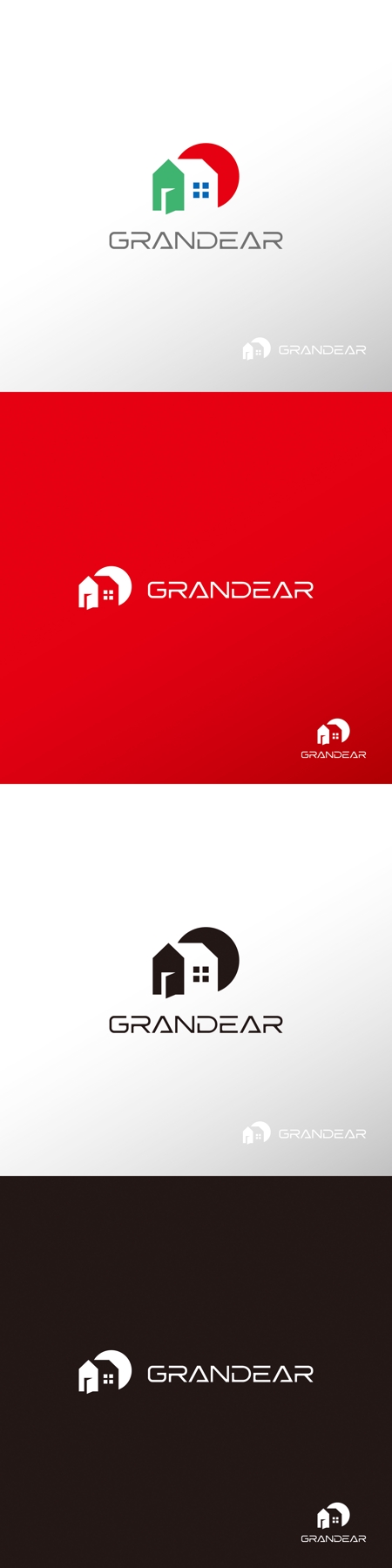 doremi (doremidesign)さんの高品質な新築住宅 新ブランド「GRANDEAR」のロゴへの提案