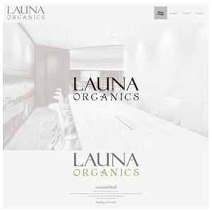 onesize fit’s all (onesizefitsall)さんのオーガニック化粧品「LAUNA ORGANICS」のロゴ制作への提案