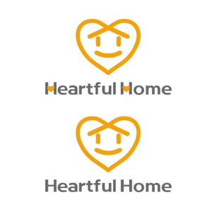 angie design (angie)さんの「Heartful Home ハートフルホーム」のロゴ作成への提案
