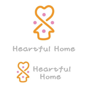 BEAR'S DESIGN (it-bear)さんの「Heartful Home ハートフルホーム」のロゴ作成への提案