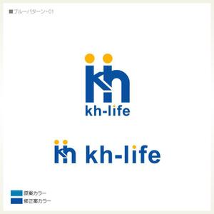 しま (shima-z)さんの「kh-life」のロゴ作成への提案