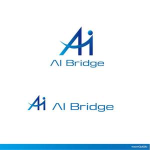 wow0205 (wow0205)さんのAI人材紹介サービス  「AI Bridge」のロゴ作成依頼への提案