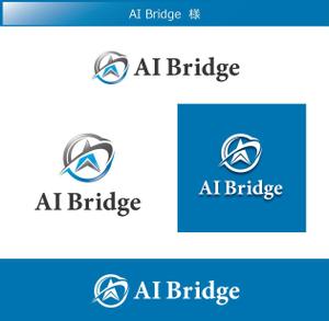 FISHERMAN (FISHERMAN)さんのAI人材紹介サービス  「AI Bridge」のロゴ作成依頼への提案