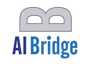 プラスワン・クリエイト／筆描家Kou (monokaki-ya-kou)さんのAI人材紹介サービス  「AI Bridge」のロゴ作成依頼への提案